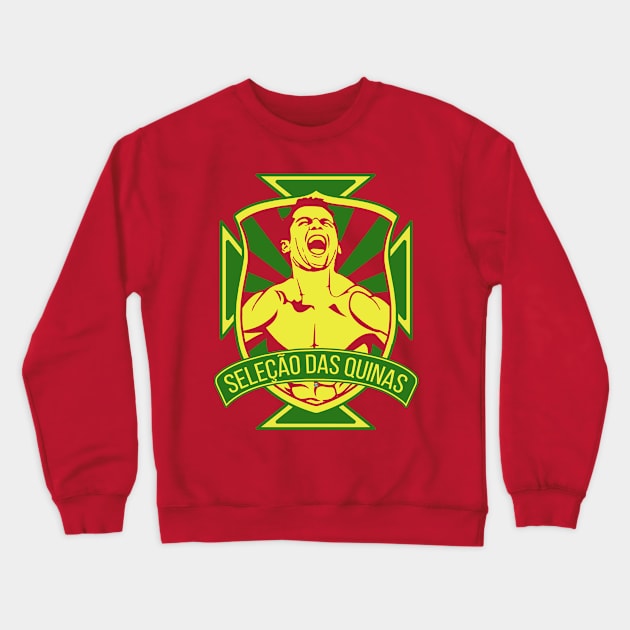 Selecao das Quinas Crewneck Sweatshirt by bumfromthebay